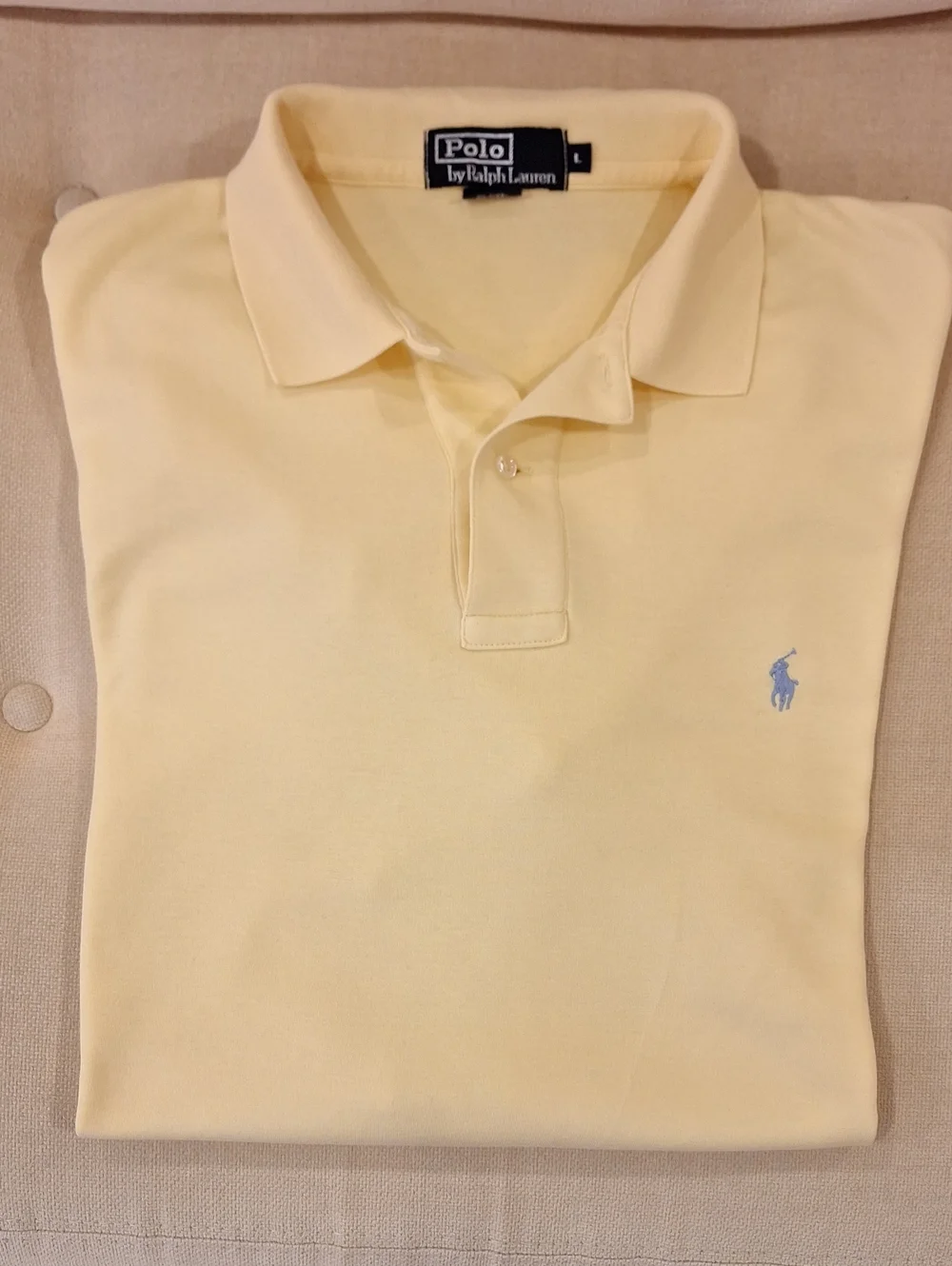 Polo by Ralph Lauren Light Yellow Short-Sleeve Polo